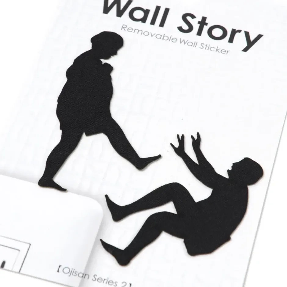 Home Decor>Ojisan Series 2 Wall Story Wall Stickers