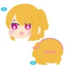 Pouches & Other Cases>Oshi no Ko Mofumofu Face Coin Case Ruby