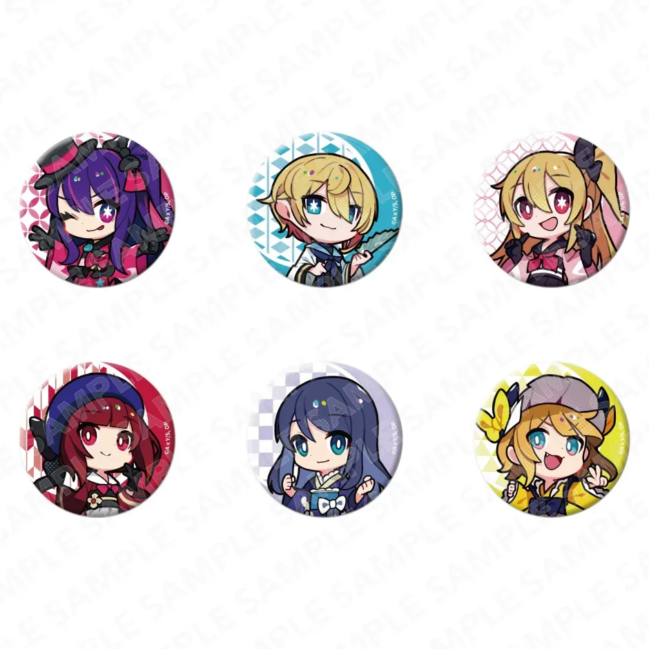 Other Goods>Oshi no Ko Tradable Tin Badges Kimono ver. Complete Box Set