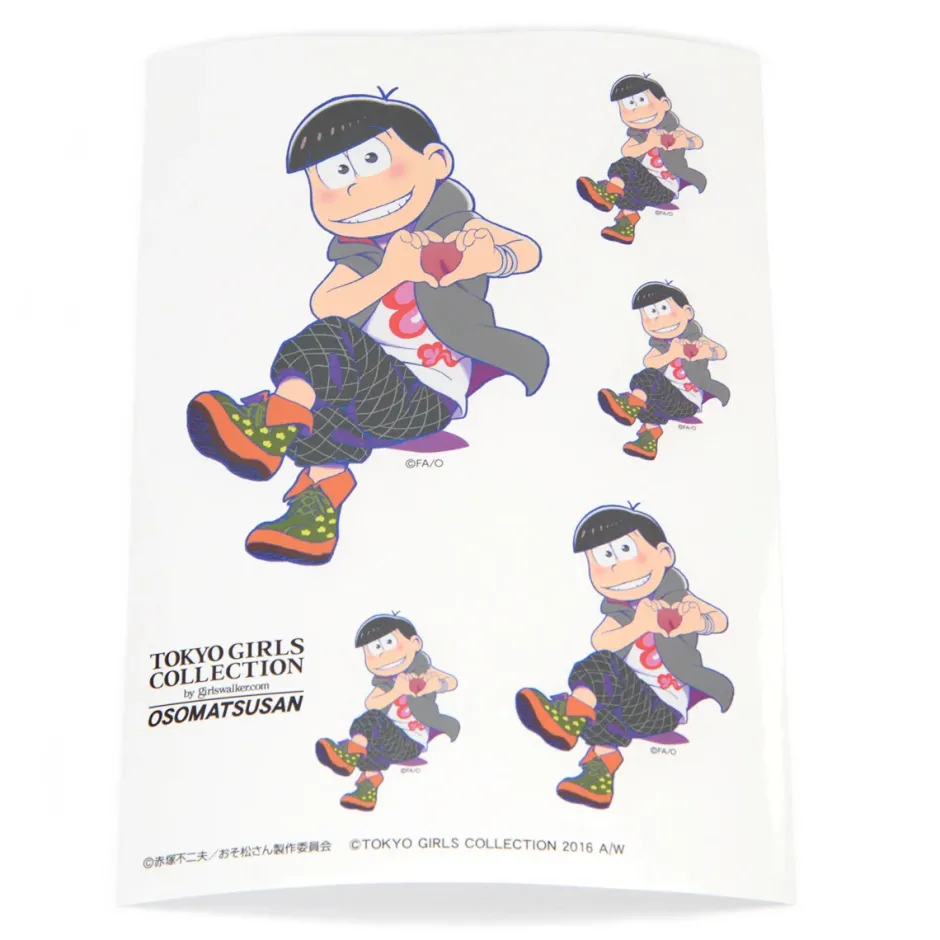 Stickers|Postcards>Osomatsu-san x Tokyo Girls Collection Oshimatsu Special Book: Osomatsu