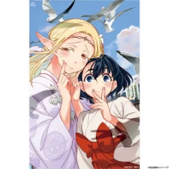 Otaku Elf Manga Edition Elda & Koito Acrylic Art Stand Blue Sky Ver. New