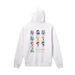 Jackets & Hoodies>Piapro Characters One Night Jinro Collaboration: Pixel Art Ver. Back Print Men's Hoodie