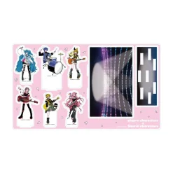 Piapro Characters x Sanrio Characters Premium Acrylic Diorama Plate Group Design Collaboration Illustration Ver. Best