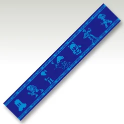 Pixel Label Blue Muffler Towel