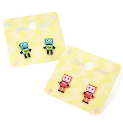 Jewelry & Hair Accessories>Popuphilia! Robot Pierced Earrings