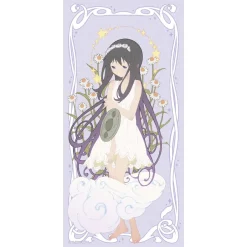 Towels>Puella Magi Madoka Magica Big Towel Homura Akemi: Flower Ver.