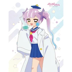 Puniru is a Kawaii Slime W Suede B2 Tapestry Oversized Sleeve White Coat Kawaii Puniru New