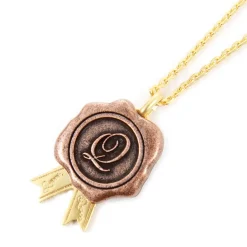 Q-pot. Chocolate Ribbon Seal Necklace Outlet