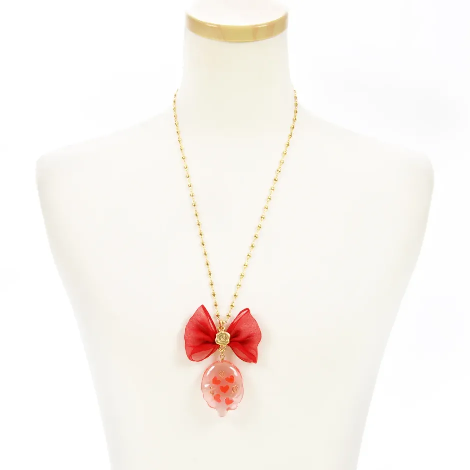 Q-pot. Love Heart Jelly Necklace New