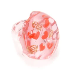 Jewelry & Hair Accessories>Q-pot. Love Heart Jelly Ring
