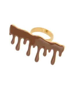 Jewelry & Hair Accessories>Q-pot. Melty Milk Chocolate Ring