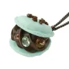 Q-pot. Mint Chocolate Macaron Necklace Discount