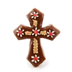 Q-pot. Parlor Cross Chocolat Ring New