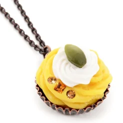 Q-pot. Parlor Pumpkin Mont Blanc Necklace Sale
