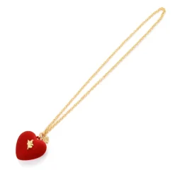 Jewelry & Hair Accessories>Q-pot. x Q-pid. Melty Heart Red Necklace