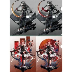 Quiz RPG: The World of Mystic Wiz / Ashura: Vermilion Edge A4 Clear File Set Sale
