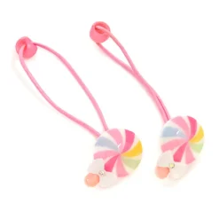 Jewelry & Hair Accessories>Rainbow Lollipop Hair Tie Set