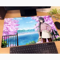 Pouches & Other Cases>Rascal Does Not Dream of a Knapsack Kid Deck Case Mai Sakurajima: Sakura Ver.