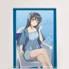 Tapestries>Rascal Does Not Dream of a Knapsack Kid W Suede B2 Tapestry Mai Sakurajima: Loungewear Ver.