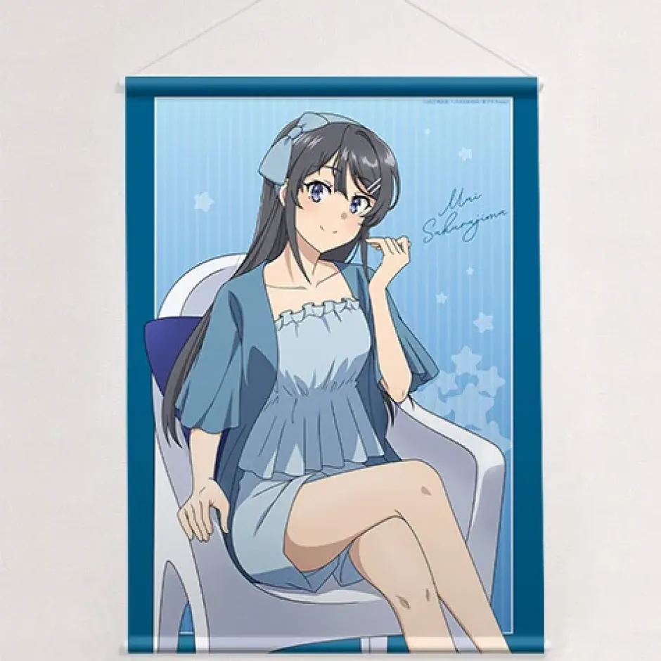 Tapestries>Rascal Does Not Dream of a Knapsack Kid W Suede B2 Tapestry Mai Sakurajima: Loungewear Ver.