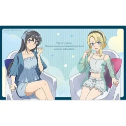 Rascal Does Not Dream of a Knapsack Kid Rubber Mat Mai Sakurajima & Nodoka Toyohama: Loungewear Ver. Clearance