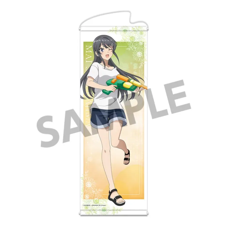 Tapestries>Rascal Does Not Dream Series Slim Tapestry Mai Sakurajima's Summer Vacation Playing in the Water Ver.
