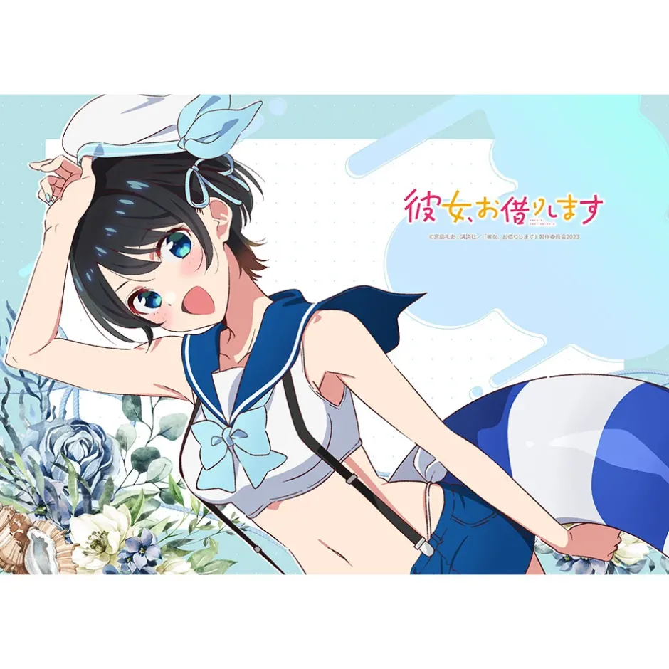 Cushions>Rent-A-Girlfriend Pillow Cover Ruka Sarashina: Jersey Maid Ver.