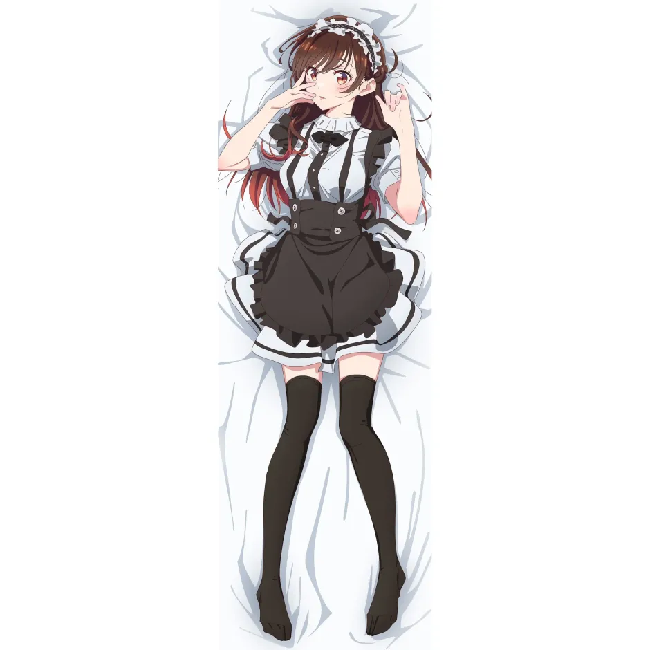 Cushions>Rent-A-Girlfriend Season 3 Dakimakura Pillow Cover Chizuru Mizuhara: Kimono & Maid Ver.