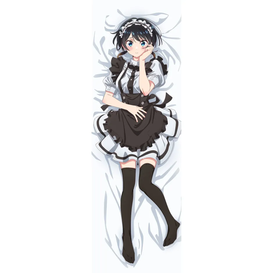 Cushions>Rent-A-Girlfriend Season 3 Dakimakura Pillow Cover Ruka Sarashina: Kimono & Maid Ver.