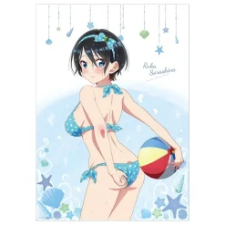 Rent-A-Girlfriend Swimsuit and Girlfriend A3-Size Clear Poster Collection Best