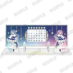 Re:Zero -Starting Life in Another World- Acrylic Perpetual Calendar Re:Zero -Starting Life with Ram and Rem- Birthday Life 2025 Ver. New