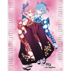 Calendars>Re:Zero -Starting Life in Another World- 2019 Calendar