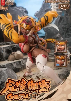 Bishoujo Figures|Scale Figures>RPG-04 Tiger Girl Garu 1/12 Scale Action Figure