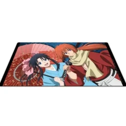 Rurouni Kenshin Kyoto Disturbance Character Rubber Mat Kenshin Himura & Kaoru Kamiya New