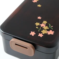 Bento Containers>Sakura Komachi Maki-e Printed Bento Box