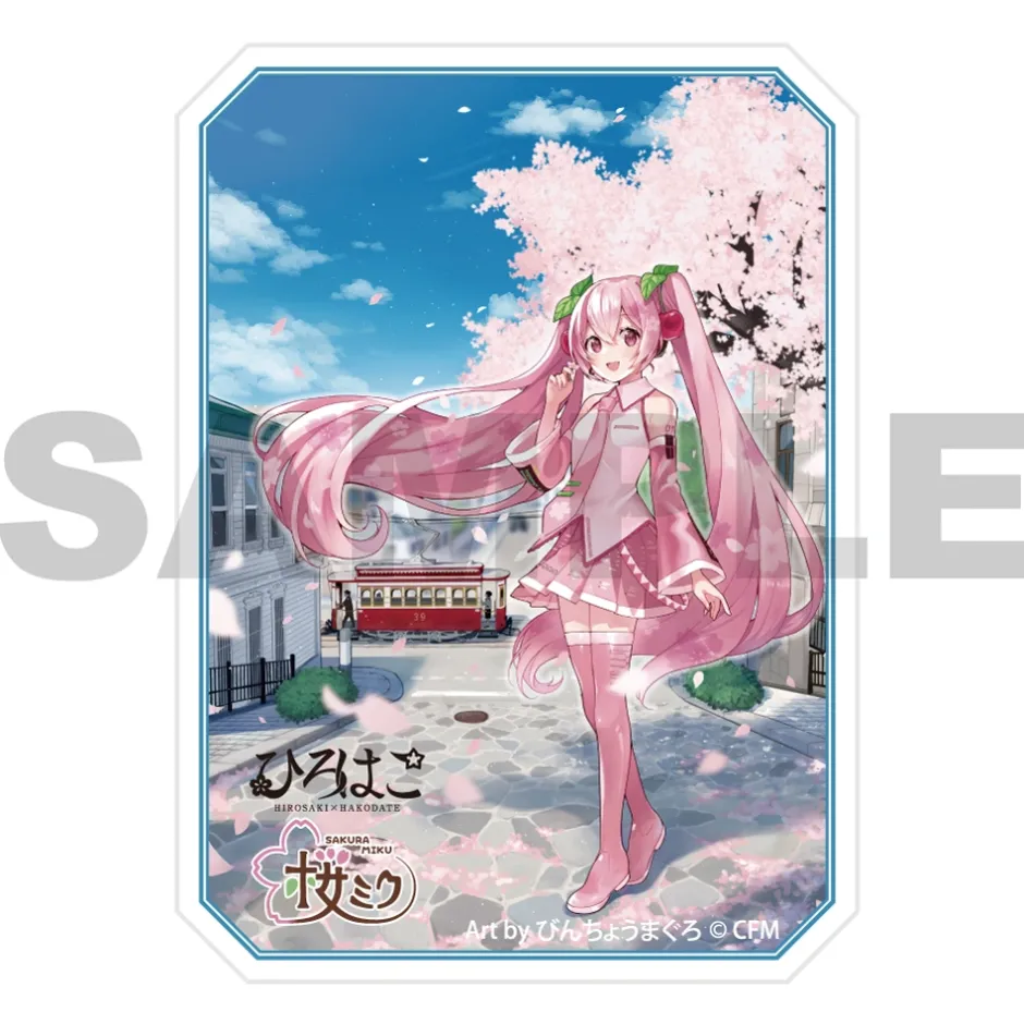 Stickers>Sakura Miku x Hirohako Hakodate Sticker Set for Smartphones