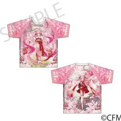 Sakura Miku x Hirohako 2024 Full Graphic T-shirt Hirohako Art by iXima Online