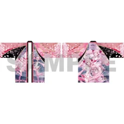 Jackets & Hoodies>Sakura Miku x Hirohako Sakura Festival Japanese Happi Coat - Art by iXima