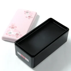 Sakura Pink Maki-e Printed Bento Box New