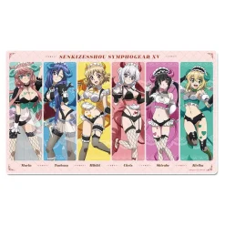 Senki Zessho Symphogear XV Desk Mat Little Devil Waitress Ver. New