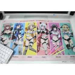 Senki Zessho Symphogear XV Desk Mat Little Devil Waitress Ver. New