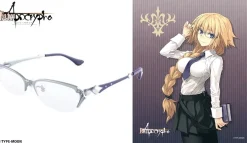 [Set of Both w/ Bonus] Fate/Apocrypha Ruler (Jeanne d'Arc) Model Glasses (Clear Lenses) & Saber of "Red" (Mordred) Model Glasses (Clear Lenses) Clearance