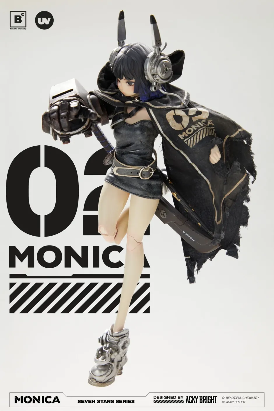Seven Stars Series No. 2 Monica 1/6 Scale Action Figure Hot