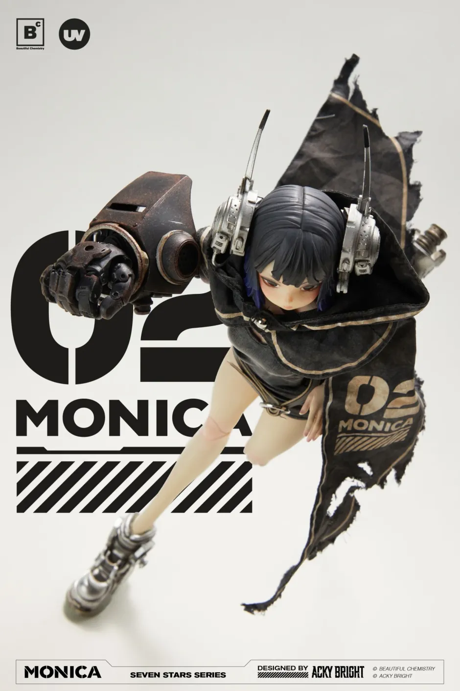Seven Stars Series No. 2 Monica 1/6 Scale Action Figure Hot