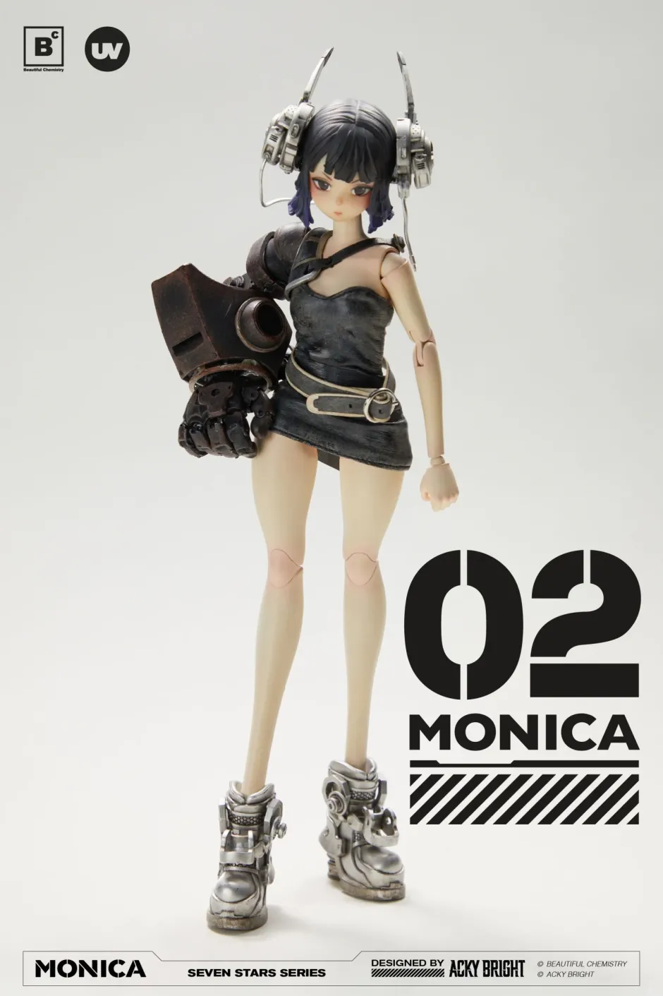 Seven Stars Series No. 2 Monica 1/6 Scale Action Figure Hot
