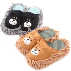 Roomwear & Sleepwear>Shiba Inu Mop Slippers