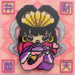 Games>Shibuya Pixel Art Artists Works Nanoblock Relief Econeko