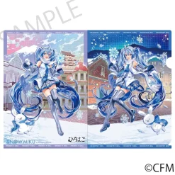 Snow Miku x Hirohako Clear File Folder Hirohako Art by Murakami Yuichi Discount
