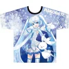 Tops>Snow Miku x Hirohako Full Graphic T-Shirt (Art by KEI)