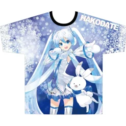 Tops>Snow Miku x Hirohako Full Graphic T-Shirt (Art by KEI)
